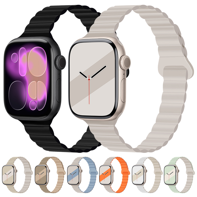 Silicone Band Women - Women Slim Silicone Strap Magnetic Strap