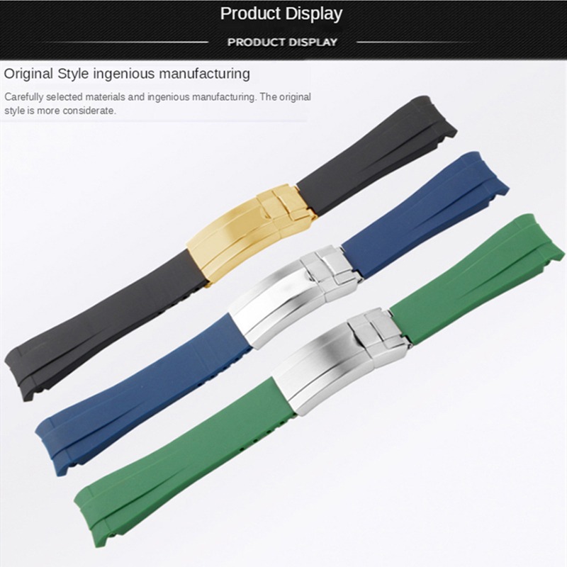 For Rolex 20mm Silicone Watch  - огляд і ціна Rolex Watch Submariner
