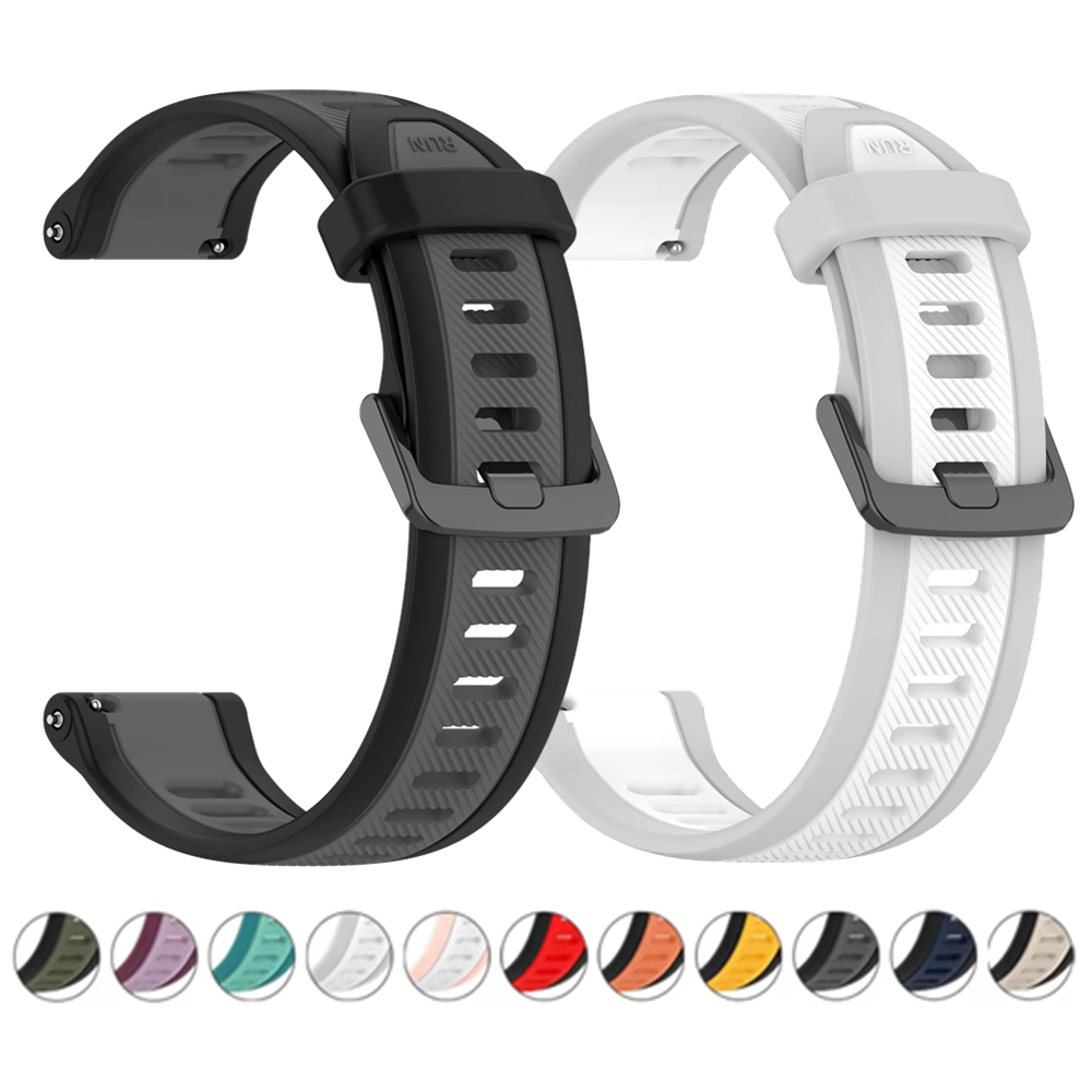 22mm 20mm 18mm Texture Silicon - огляд і ціна Silicone Watch Band 22Mm