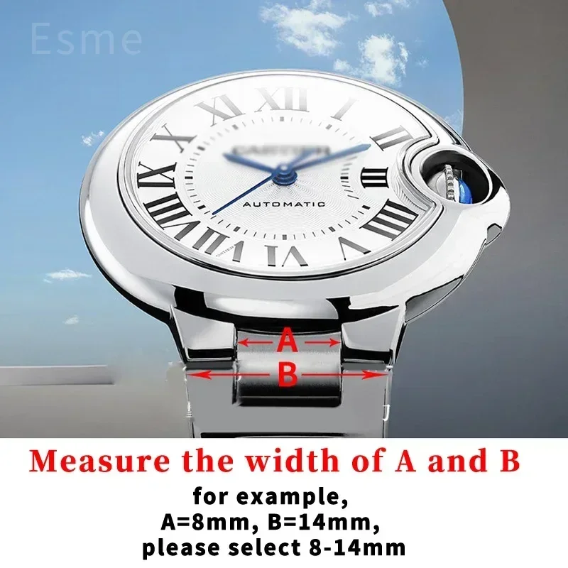 Watchband for Cartier Ballon B - огляд і ціна Cartier Watch Ballon Bleu
