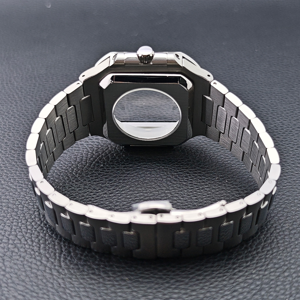 Square silver stainless steel  - огляд і ціна Seiko Watch 5 Sports