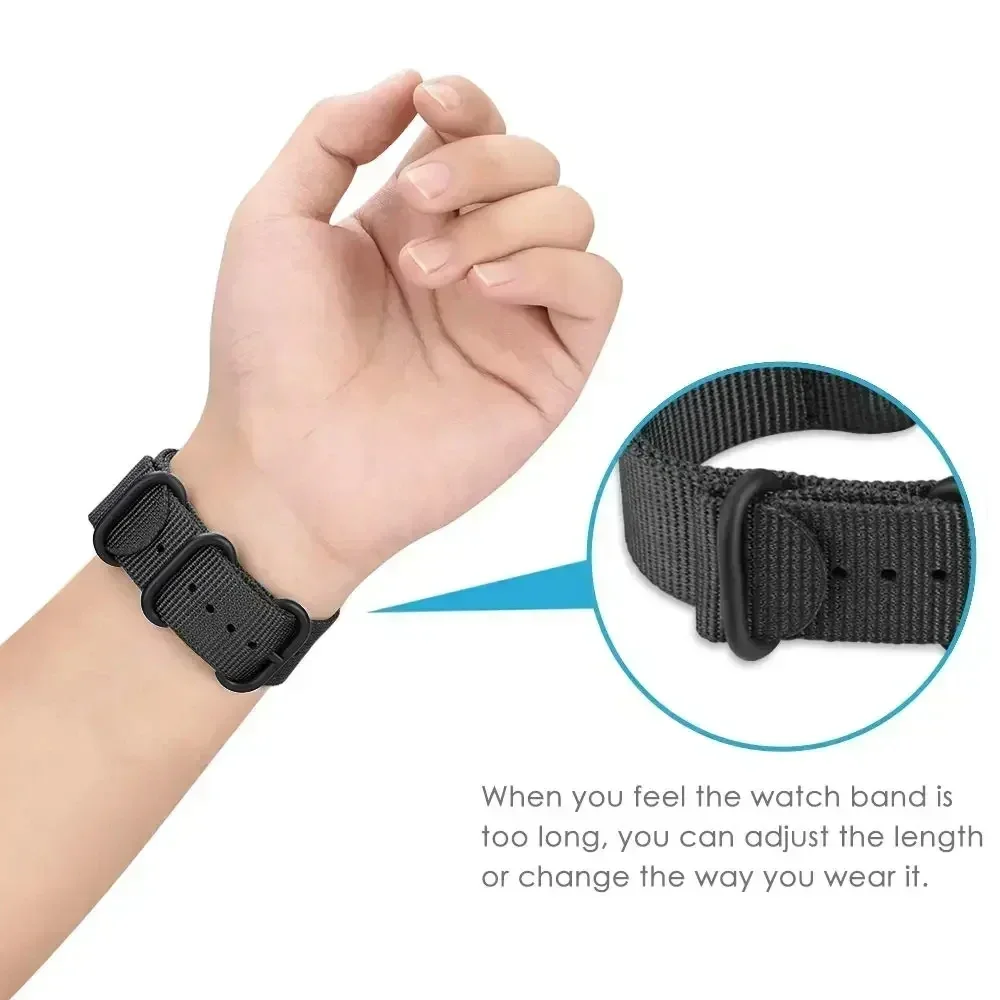 Canvas Nylon Strap for Garmin  - огляд і ціна Canvas Strap Watch
