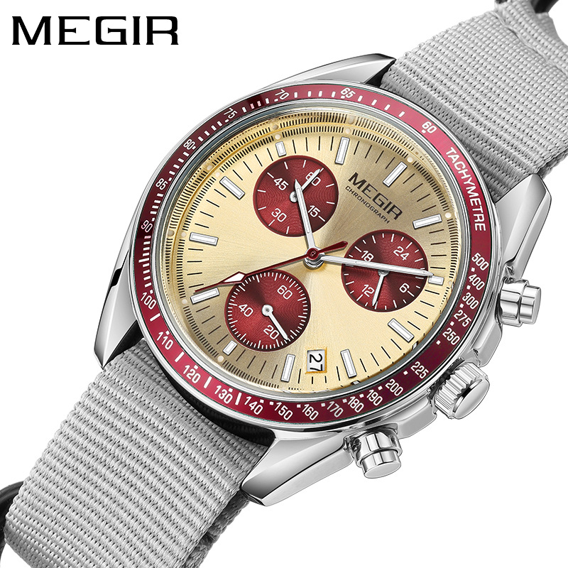 MEGIR 2247 New Luxury Men's Wa - огляд і ціна Canvas Strap Watch