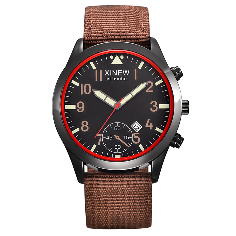 2020 XINEW Watches Men Fashion - огляд і ціна Canvas Strap Watch