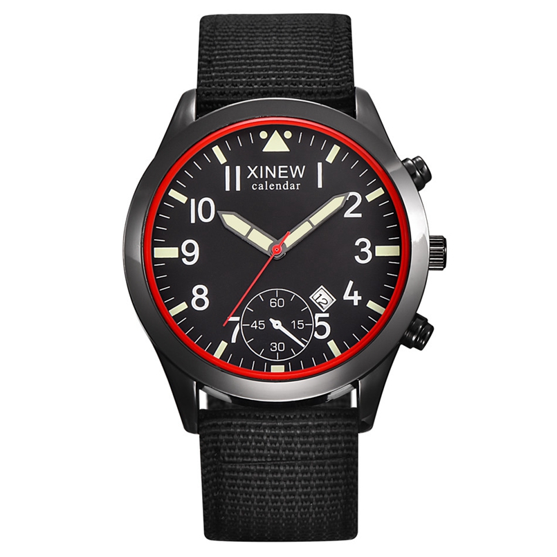 2020 XINEW Watches Men Fashion - огляд і ціна Canvas Strap Watch