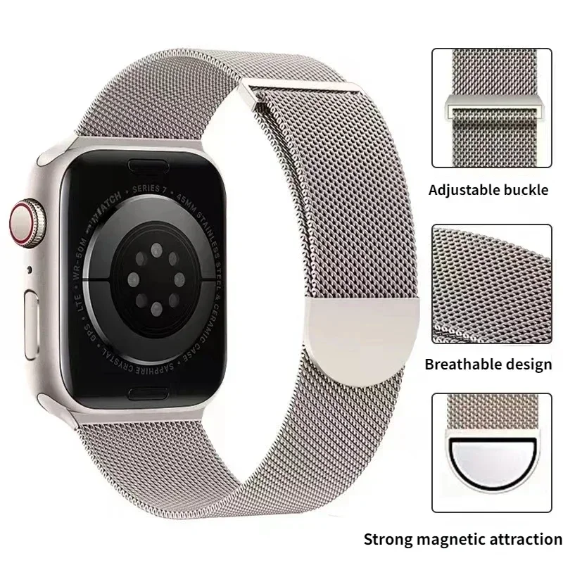 Magnetic Loop Strap For Apple  - огляд і ціна Milanese Loop Magnetic