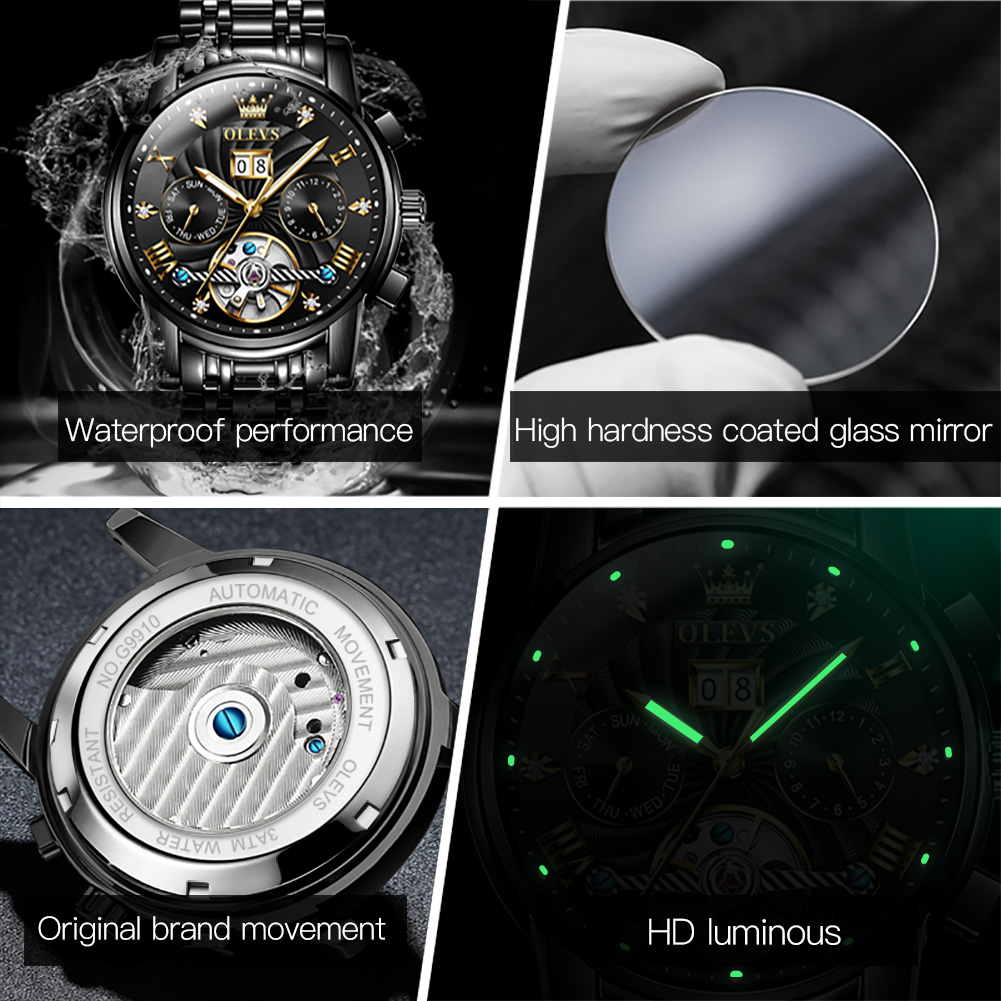 OLEVS Classic Men's Watches To - огляд і ціна Rolex Watch Datejust