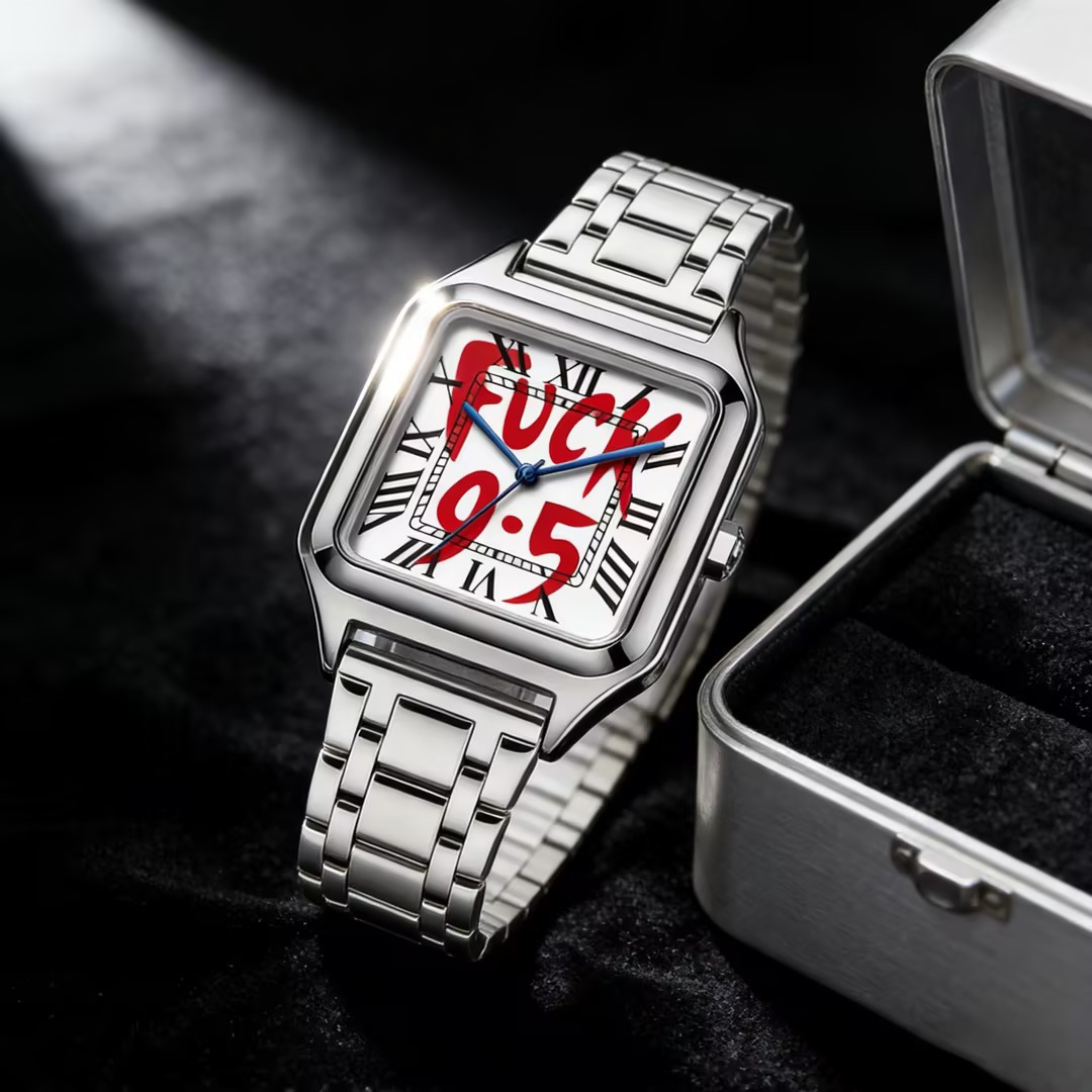 FUCK9.5 Stainless Steel Alloy  - огляд і ціна Cartier Watch Santos