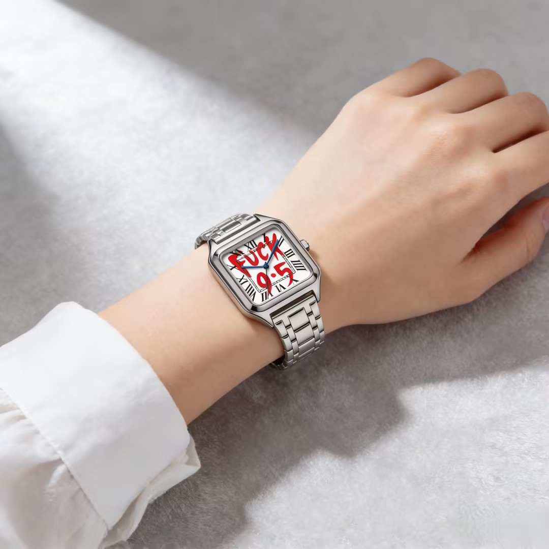 FUCK9.5 Stainless Steel Alloy  - огляд і ціна Cartier Watch Santos