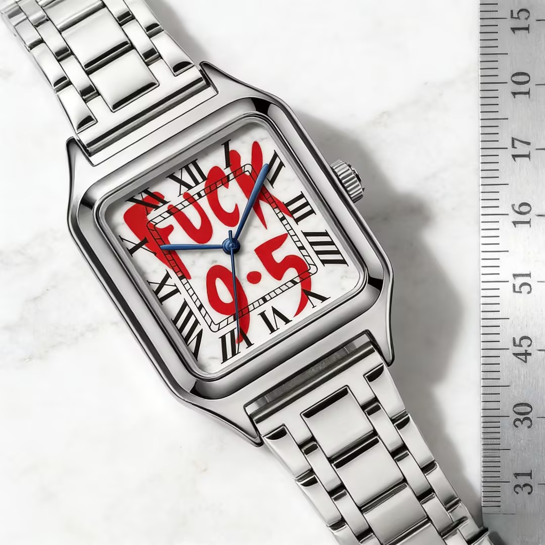 FUCK9.5 Stainless Steel Alloy  - огляд і ціна Cartier Watch Santos