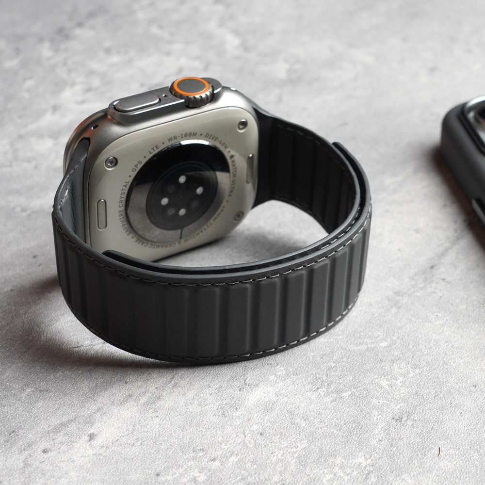 Magnetic Nappa Genuine Strap f - огляд і ціна Suede Strap Watch