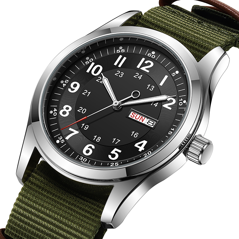 2026 Men's 42mm Watch Glow in  - огляд і ціна Canvas Strap Watch