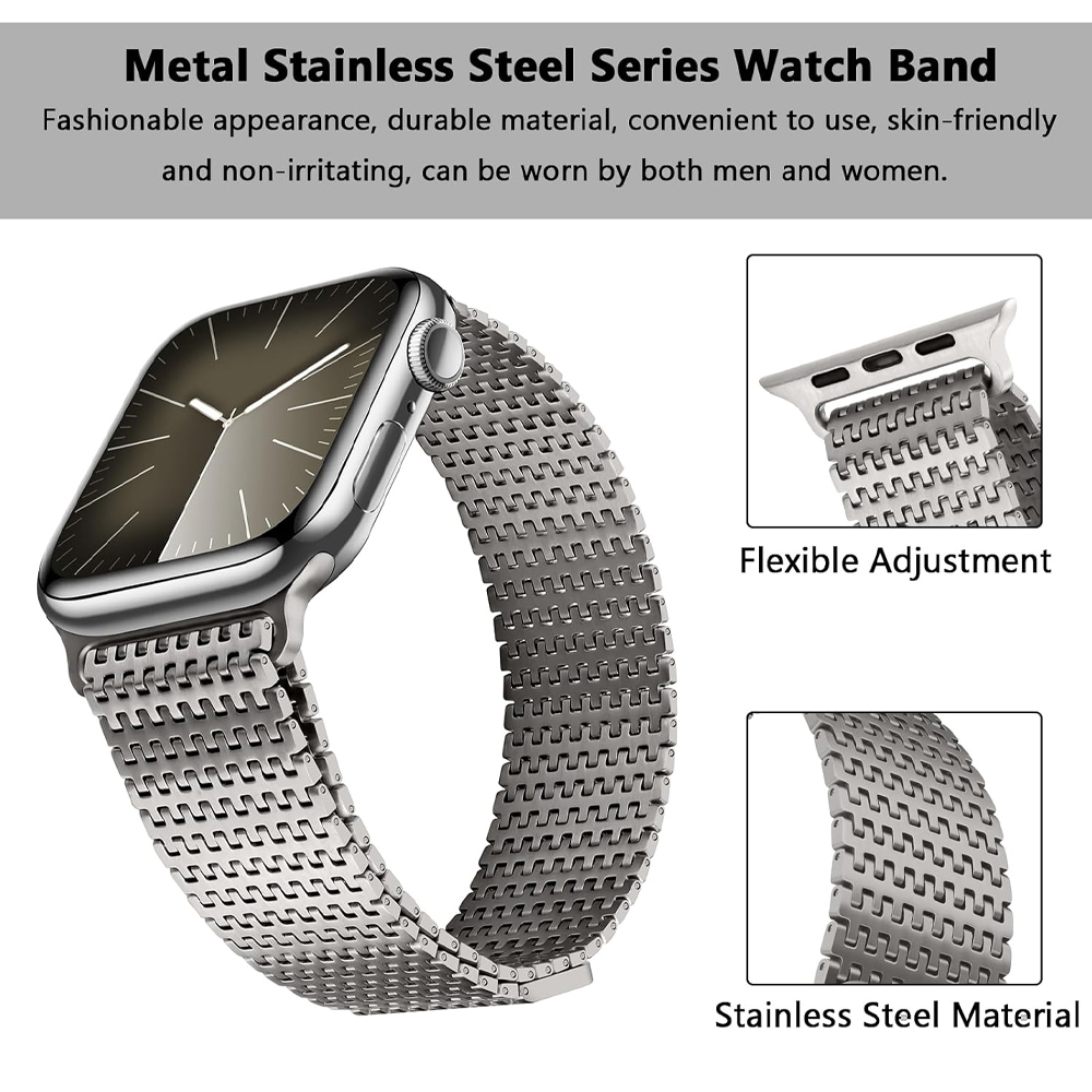 Titanium loop strap for Apple  - огляд і ціна Milanese Loop Magnetic