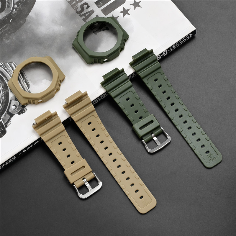 Rubber Watch Strap Case Bezel  - огляд і ціна Casio Watch G-Shock Ga-2100