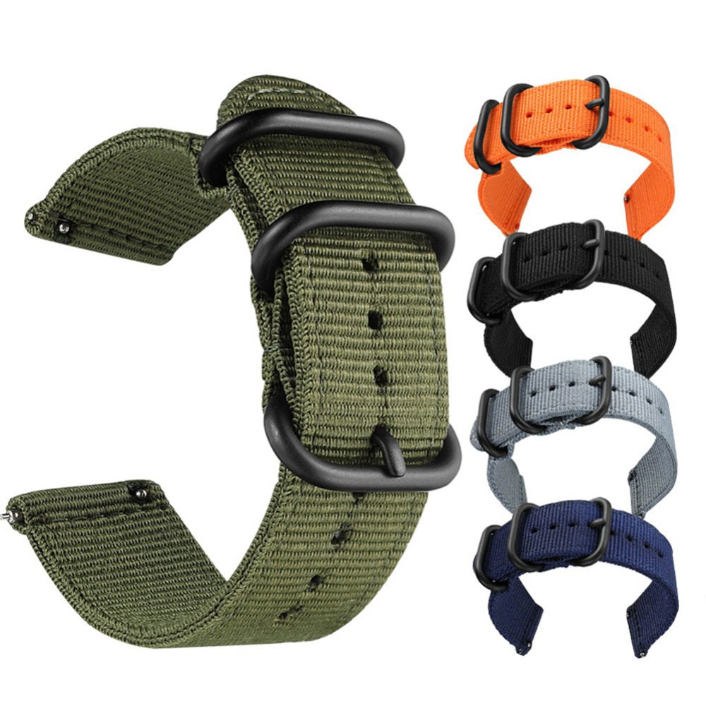20mm 22 mm Canvas Sport Nylon  - огляд і ціна Canvas Strap Watch