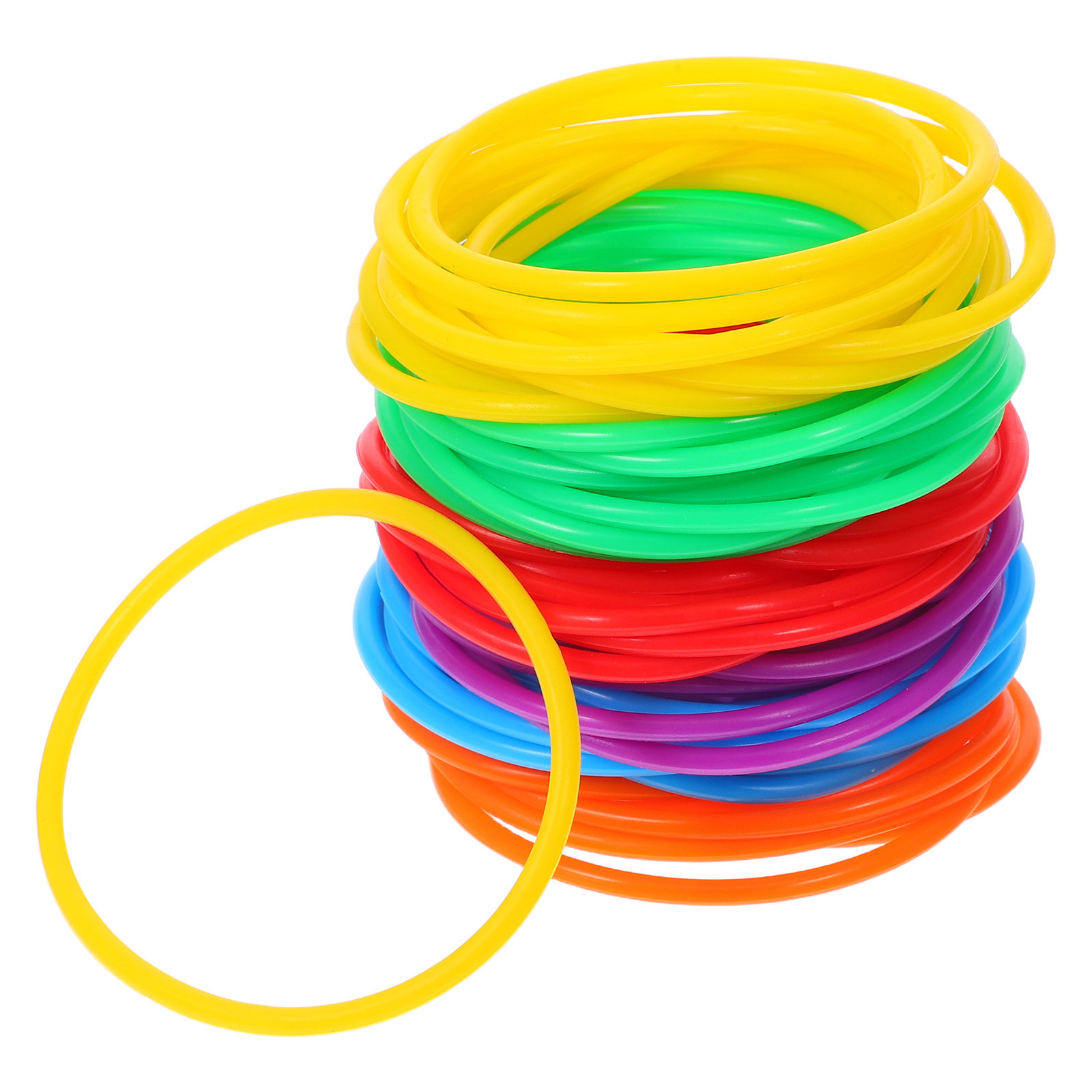 60Pcs Silicone Jelly Bracelets - огляд і ціна Silicone Band Women
