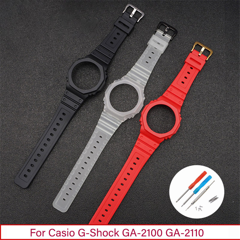 Resin Strap + Case For Casio G - огляд і ціна Casio Watch G-Shock Ga-2100