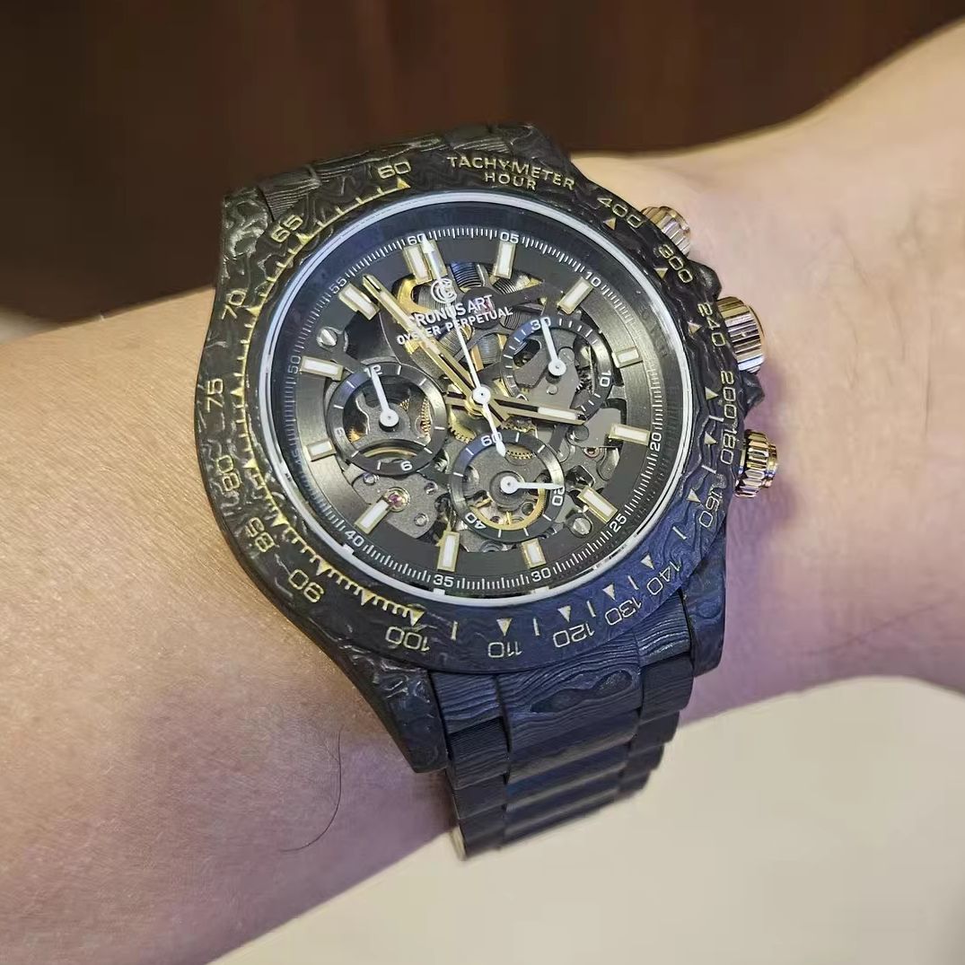 CRONUSART Men Chronograph Watc - огляд і ціна Canvas Strap Watch